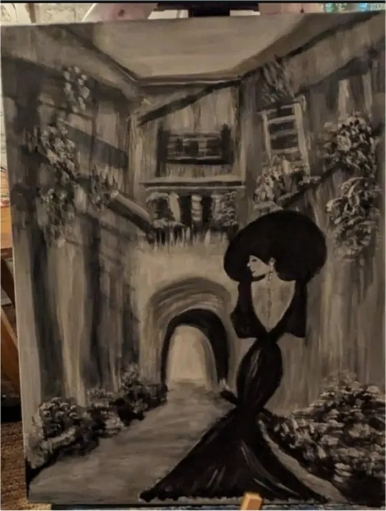 Elegant Passage — Original Acrylic on Canvas