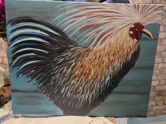 Majestic Crown — Original Acrylic on Canvas