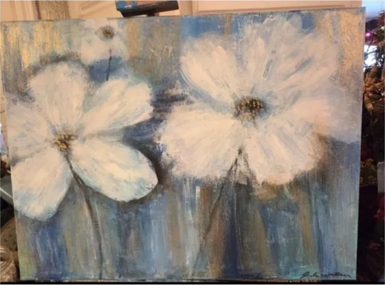 Whispers in Bloom — Original Acrylic on Canvas